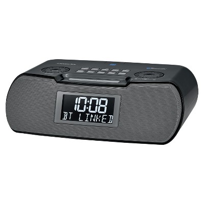 Sangean® Digital AM/FM-RDS/Bluetooth® Clock Radio with USB Charger