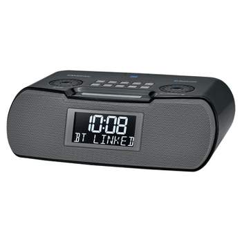 Sangean® Digital AM/FM-RDS/Bluetooth® Clock Radio with USB Charger