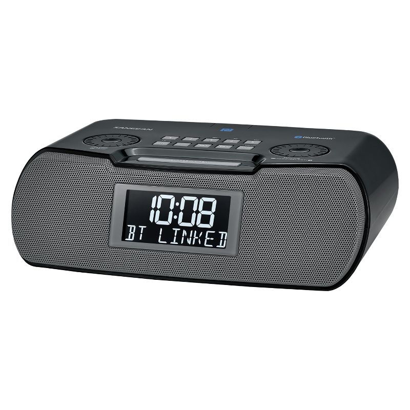 Sangean® Digital AM/FM-RDS/Bluetooth® Clock Radio with USB Charger, 1 of 7