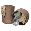 Colonial Mills Clean & Dirty Woven Hamper Set-2 - Cashew 17"x17"x22" 19"x19"x15" - 3 of 3