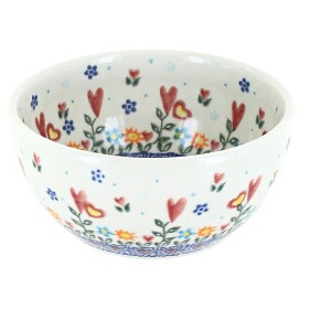 Blue Rose Polish Pottery 71 Vena Dessert Bowl - 1 of 2