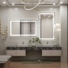 Keonjinn LED Front Light Bathroom Vanity Wall Mirror, 3 Color Temperatures, Anti-fog - 2 of 4