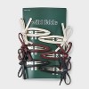 Leather Bow Salon Hair Clip Set 6pc - Wild Fable™ Browm/Black/White - 2 of 3