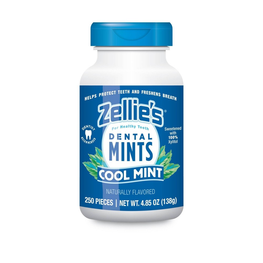 Zellie's Cool Mint Xylitol Dental Mints - 250ct