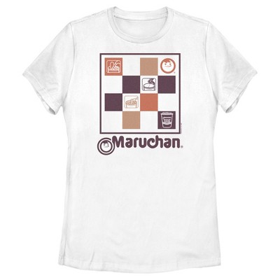 Women's Maruchan Checkered Logo T-Shirt