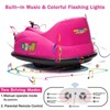 12V 2-Speeds Electric Ride On Bumper Car for Kids Toddlers, 360 Degree Spin Sticker Baby Bumping Toy Gifts W/Remote Control, LED Lights, for 3-8 - 3 of 4