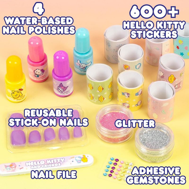 Horizon Group USA, Inc. Sanrio Hello Kitty and Friends Sparkling Nail Art Kit, 4 of 7
