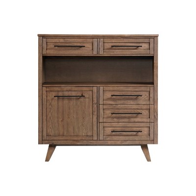 Oslo Weathered Chestnut Wire-Brushed Oak Sideboard