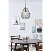 Elegant Lighting Candor 1 light black Pendant - 2 of 4