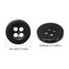 Unique Bargains Resin Craft DIY Round Flat 4-Hole Replacement Sewing Buttons 10 Pcs - 2 of 4