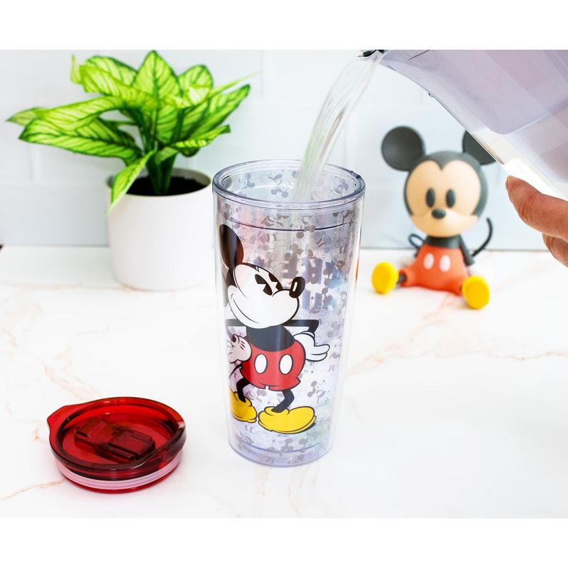 Silver Buffalo Disney Mickey Mouse "Since 1928" Double-Walled Travel Tumbler | Holds 20 Ounces, 4 of 7