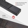TruAIR 6-Inch Black Aluminum Running Boards for 1500 Crew Cab – Heavy-Duty Side Steps/Nerf Bars (Pair) - 3 of 4