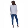 Womens Elbow Length Sleeve Open Cardigan - 24seven Comfort Apparel™ - 3 of 4