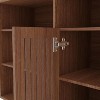 3pcs Entertainment Center with TV Stand & Bookshelves, 2pcs Bookcase Set or Single TV Stand for 70" TVs, for Living Room, Farmhouse Modern Style - 2 of 4
