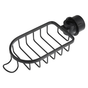 Unique Bargains Kitchen Storage Aluminum Sink Caddy 10.83"x4.25"x2.64" 1 Pc - 1 of 4