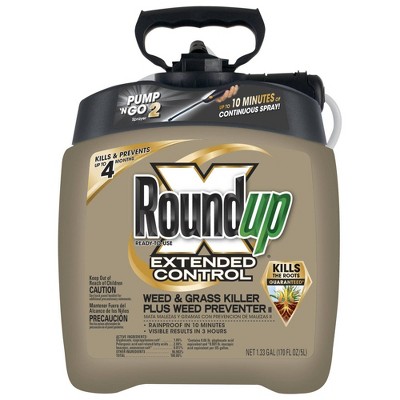 Roundup Extended Control Weed and Grass Killer - 1.33gal