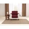 Reversible Chair Furniture Protector Taupe - Sure Fit: Polyester Slipcover, Indoor Use, Machine Washable - 4 of 4