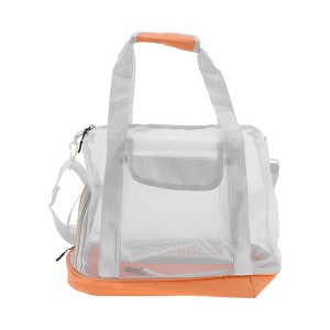 Unique Bargains Pet Carrier Bag Foldable Transport Box with Removable Mat - 1 of 4
