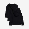 X RAY 3 Pack Kids And Boys 100% Cotton Long Sleeve Hoodie T-Shirts - 2 of 4