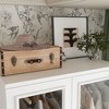 FUFU&GAGA White Modern Wardrobe with Tempered Glass Doors, Hanging Rod & Drawers Armoire - 3 of 4