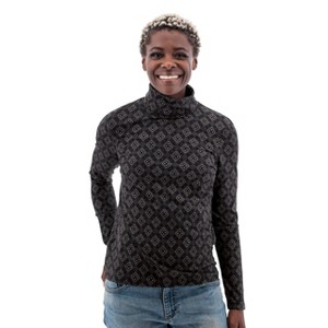 Old Ranch Brands Women's Mariela Print Turtleneck - 1 of 4