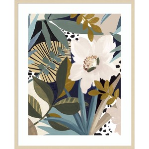 33" x 41" Floral Symphony I by Eva Watts: Botanical Lithograph, Amanti Art - 1 of 4