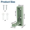 Unique Bargains 90° Foldable Coat Hook Invisible Perforated Fixed Wall - 2 of 4