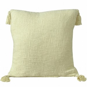 20" X 20"  100% Cotton Zippered Pillow - 1 of 4