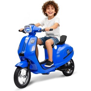 Kids Motorcycle 24V 350W Electric Ride-On, 14MPH Max, Waterproof Design, LED Lights & Rear Brake - Motorbike for Ages 8-14 - 1 of 4