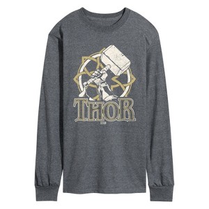 Men's - Marvel - Thor Norse Long Sleeve Graphic T-Shirt - 1 of 4