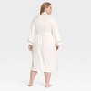 Women's Luxury Collection Shadow Striped Long Satin Robe - Auden™ - 2 of 3