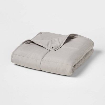 50&#34;x70&#34; 12lbs Weighted Blanket Gray - Room Essentials&#8482;