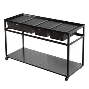REPTIZOO Reptile Tank Stand Terrarium Cabinet with Breeding Boxs for 48”Lx18”W - 1 of 4