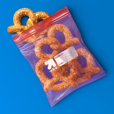 Back to School - Red Tinted Quart Press-to-Close Food Storage Bags - 50ct - up&up™