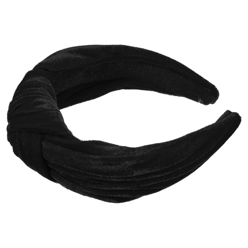 Unique Bargains Women's Velvet Wide Knotted headband for headband Hair Hoop Hair Accessories 1 Pc, 5 of 7