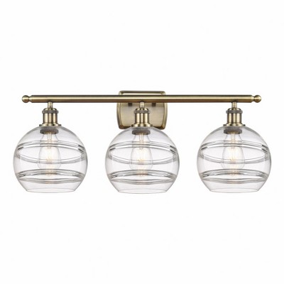 Rochester - 3 Light Bath Vanity In Industrial Style-10.88 Inches Tall and 28 Inches Wide