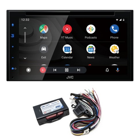 Jvc Kw-v66bt 6.8" Touchscreen Compatible With Apple Carplay & Android Auto Bundled With Universal Steering Wheel Controls Interface : Target