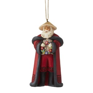 Jim Shore 5.0 Inch Filipino Santa Philippines Claus Ornament Tree Ornaments - 1 of 3
