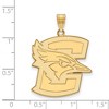 Black Bow Jewelry 14k Yellow Gold Plated Sterling Silver Creighton Bluejays NCAA Extra Large Pendant - 2 of 3