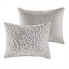 Gracie Mills Anita 3-Piece Farmhouse Tufted Cotton Chenille Floral Comforter Set - 4 of 4