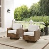 2pk Bradenton Steel Outdoor Swivel Rocking Chairs - Crosley
 - 2 of 4