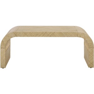 Pipat Curved Pandan Coffee Table - COF6611 - Safavieh - 1 of 4
