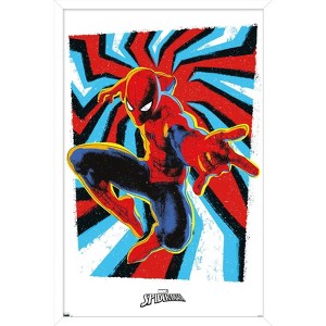Trends International Marvel Comics Spider-Man - Gallery Edition Peter Framed Wall Poster Prints - 1 of 4