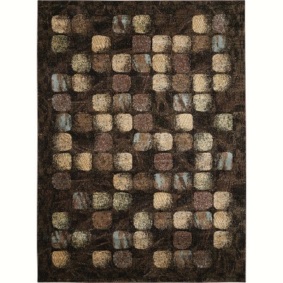Nourison Modesto MDS01 Indoor Area Rug Charcoal 7'10" x 10'6"