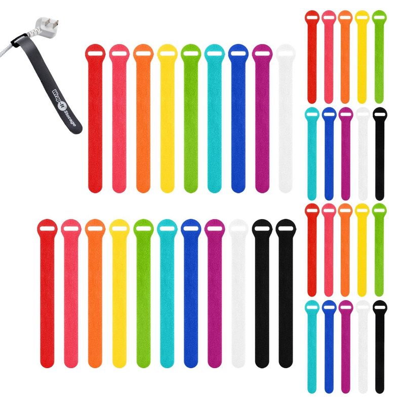 Wrap-It Storage Self-Gripping Cable Ties Multicolor, 1 of 10