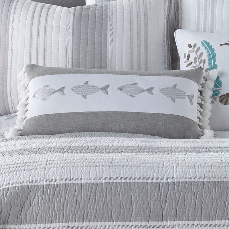 Nantucket Fish Tassled Decorative Pillow - Levtex Home, 2 of 4