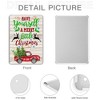Christmas Metal Sign - 8x12 Inch Vintage "Have Yourself a Merry Little Christmas" Quote Wall Art - 4 of 4