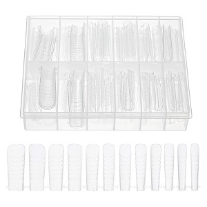 Unique Bargains Scale Faux Crystal Extension Fake Nails 120 Pcs - 1 of 4