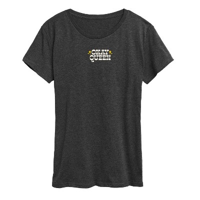 Women's - Instant Message - Okay Queen Short Sleeve Graphic T-Shirt