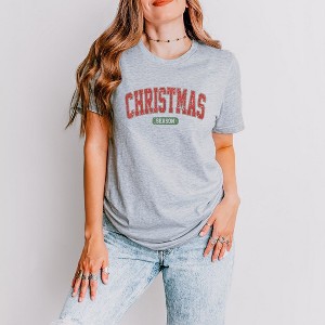 Simply Sage Market Women's Varsity Christmas Season Short Sleeve Graphic Tee - 1 of 4